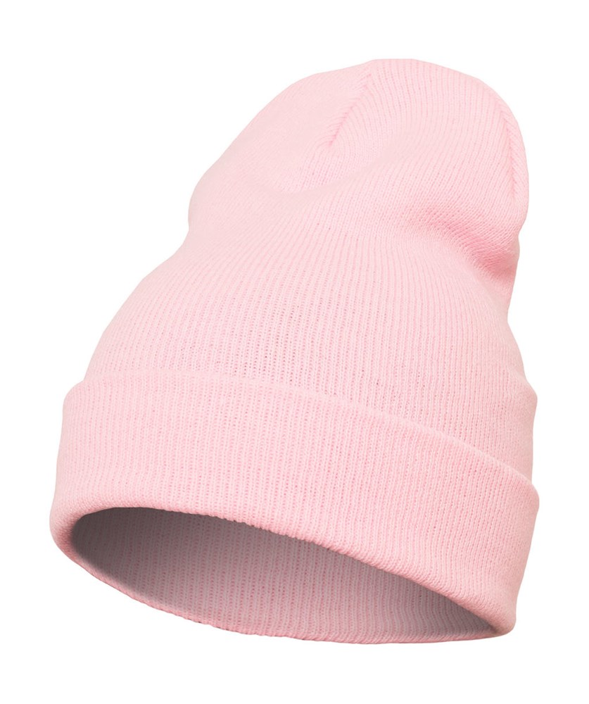 Heavyweight Long Beanie - Baby Pink