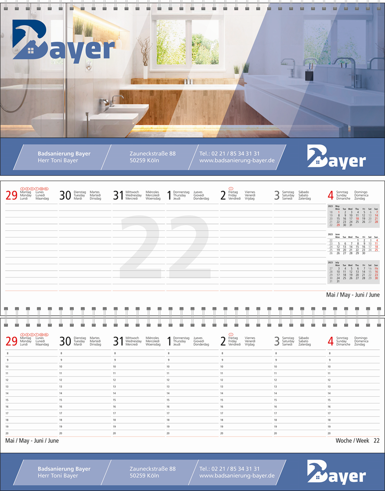 Tischkalender - Art. 2505