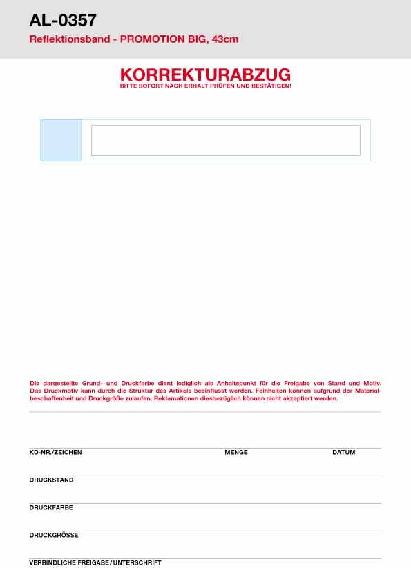 Reflektions-Klettband PROMOTION BIG 43 cm