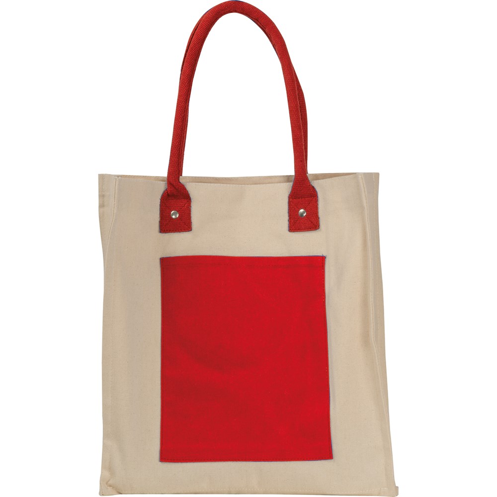 Canvas Shopper mit langen Henkeln