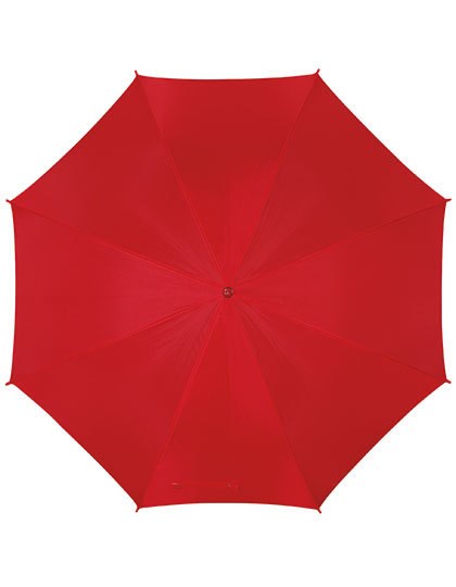 L-merch - Automatik Stockschirm mit Kunststoffgriff - Red