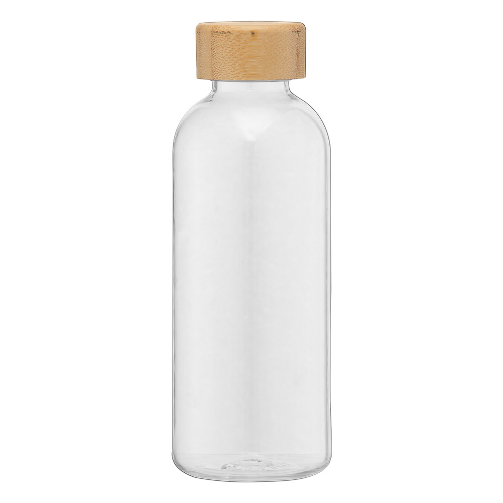 Strom - 650 ml rPET Trinkflasche mit Bambus-Deckel