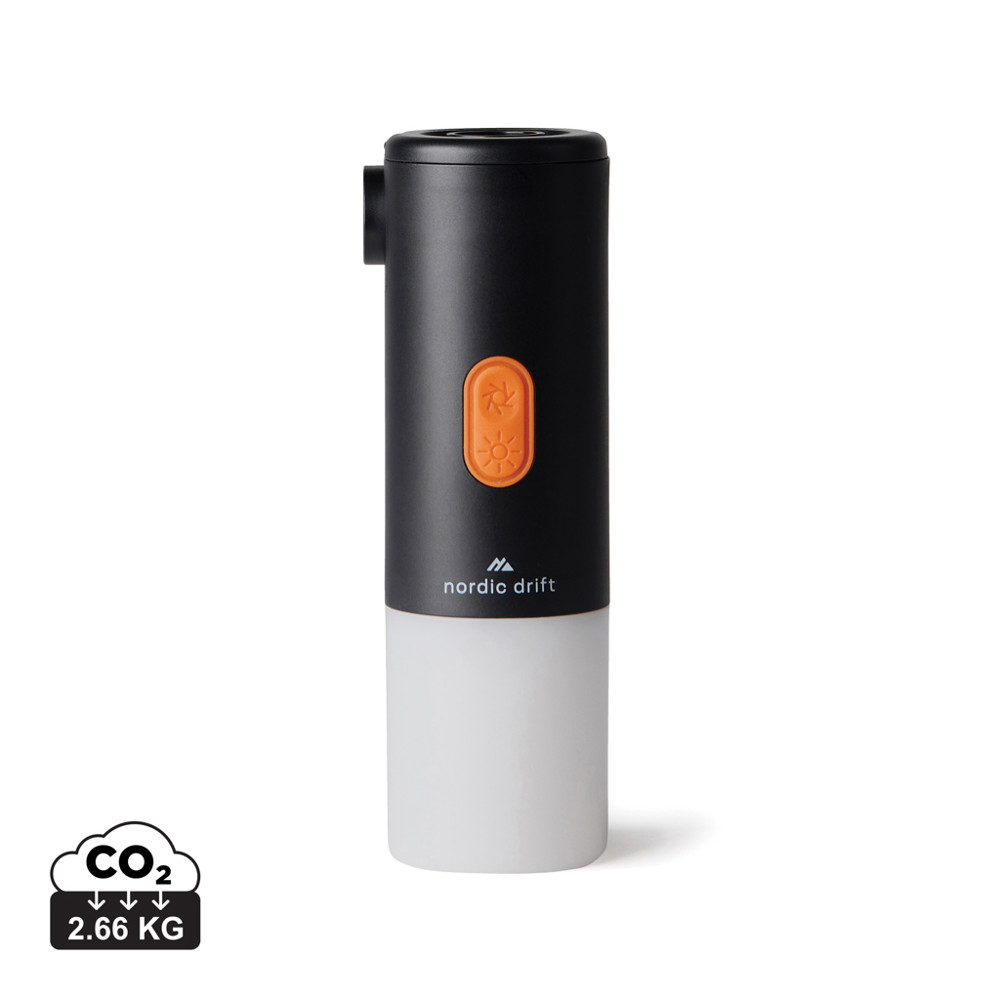 Nordic Drift Titan 2-in-1-Luftpumpe und Campinglampe