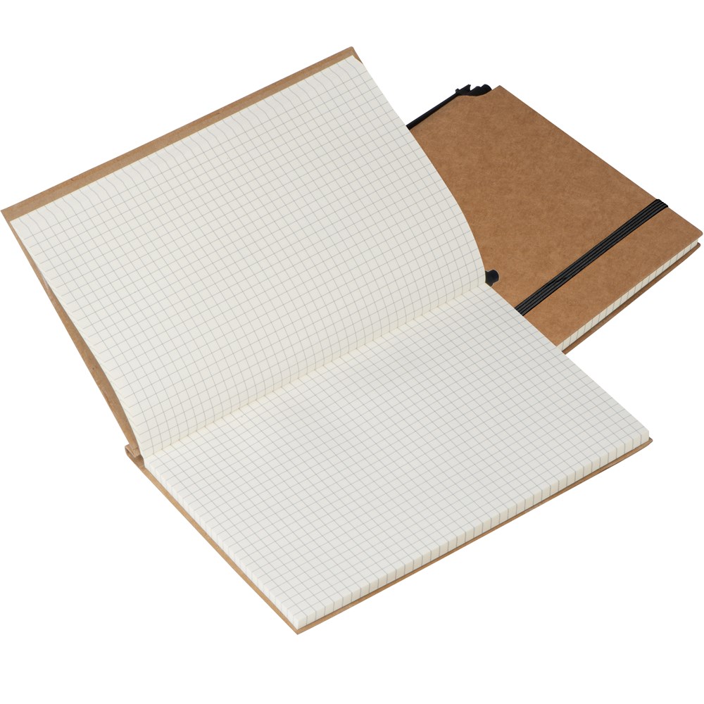 Notizbuch mit Umschlag aus Karton