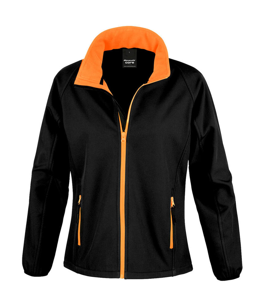 black/orange