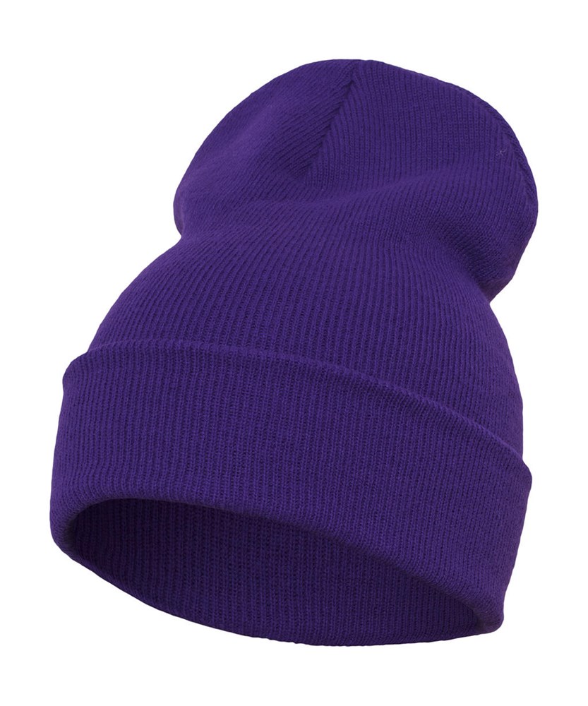 Heavyweight Long Beanie - Purple